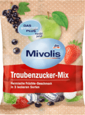 Mivolis Traubenzucker Mix Heimische Früche виноградный сахар с фруктовым вкусом 100 г 
Mivolis Traubenzucker Mix Heimische Früche виноградный сахар с фруктовым вкусом 100 г