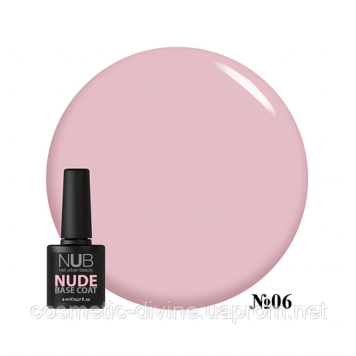 NUDE Base Coat NUB База каучукова для ногтей 08 мл 06 ID 1308006450 цена 155 купить на