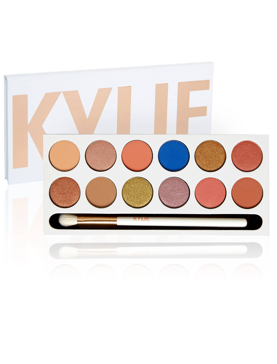 Тени для век Kylie Jenner the royal peach palette kyshadow 12 оттенков Crush