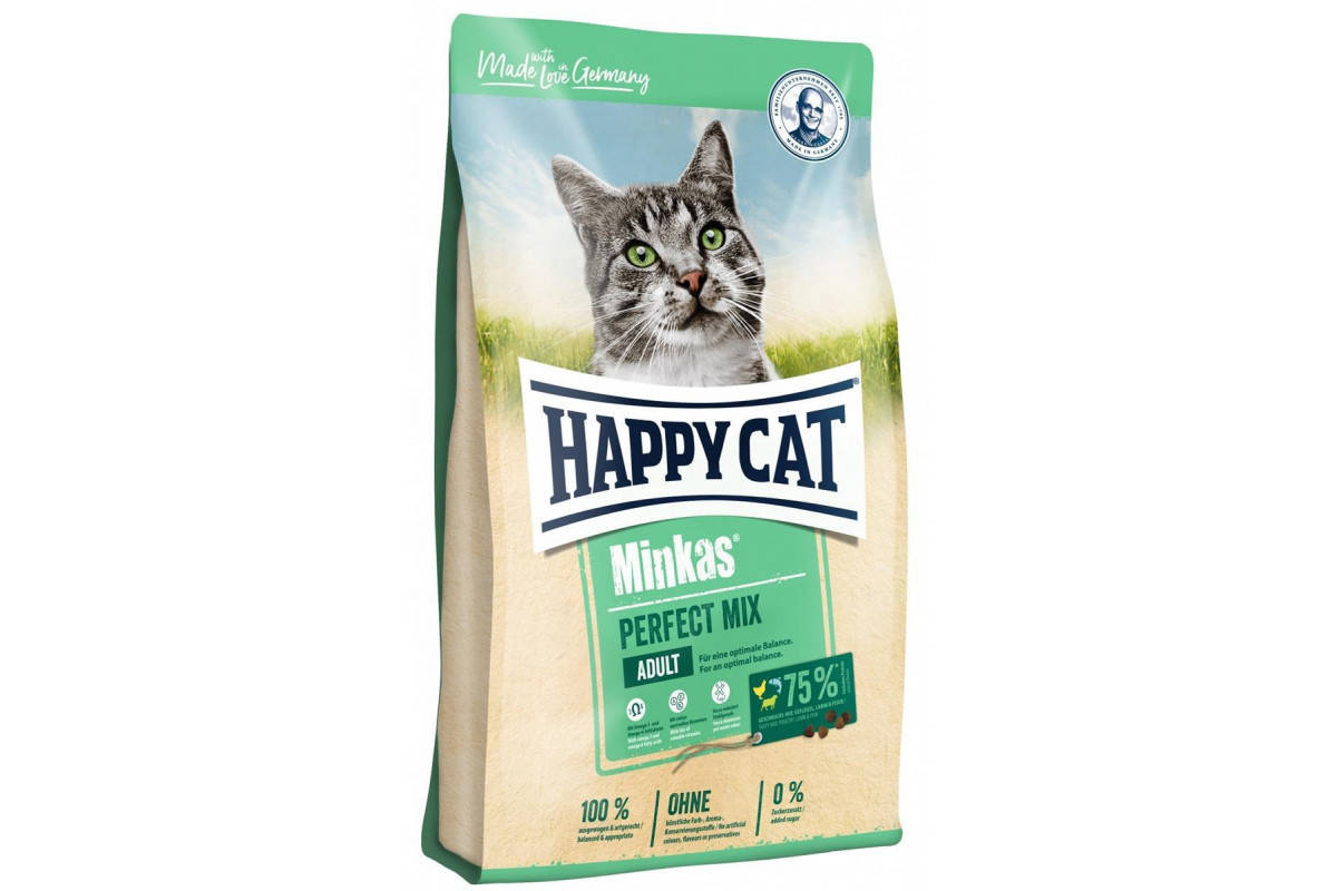 Сухой корм Happy Cat Minkas Perfect Mix 10 кг для взрослых кошек, c птицей, ягненком и рисом
Сухой корм Happy Cat Minkas Perfect Mix 10 кг для взрослых кошек, c птицей, ягненком и рисом