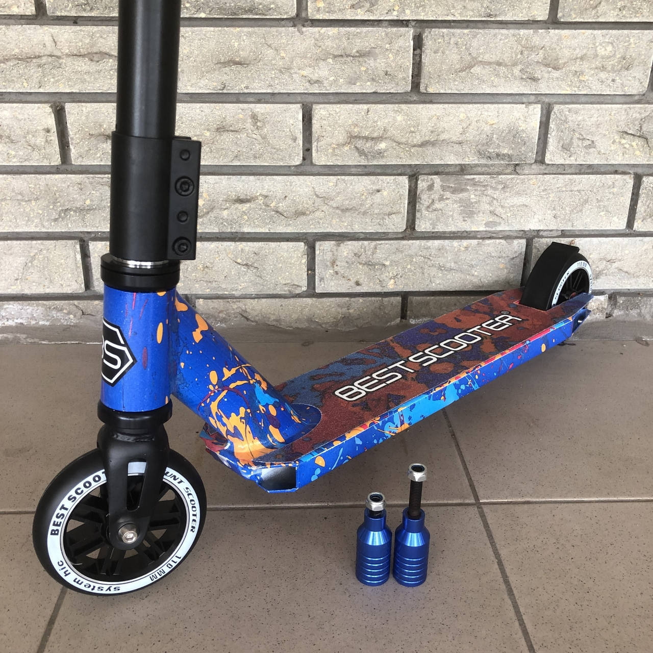 Трюковый cамокат Синий с Пегами для детей 5-12 лет Best Scooter HIC-система, алюминиевый диск, колеса 11 см
Трюковый cамокат Синий с Пегами для детей 5-12 лет Best Scooter HIC-система, алюминиевый диск, колеса 11 см