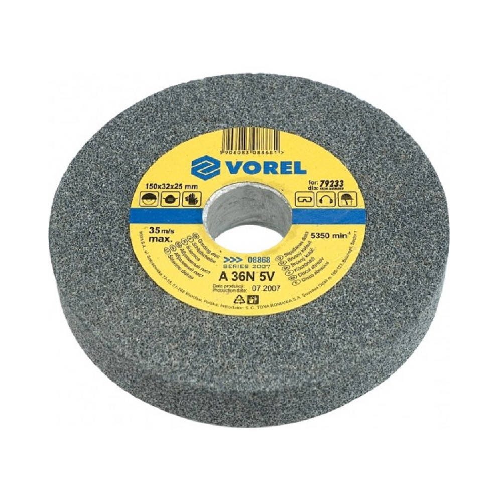 Круг Заточной Для Точила VOREL 125х31,75х25мм мелкозернистый
Круг Заточной Для Точила VOREL 125х31,75х25мм мелкозернистый