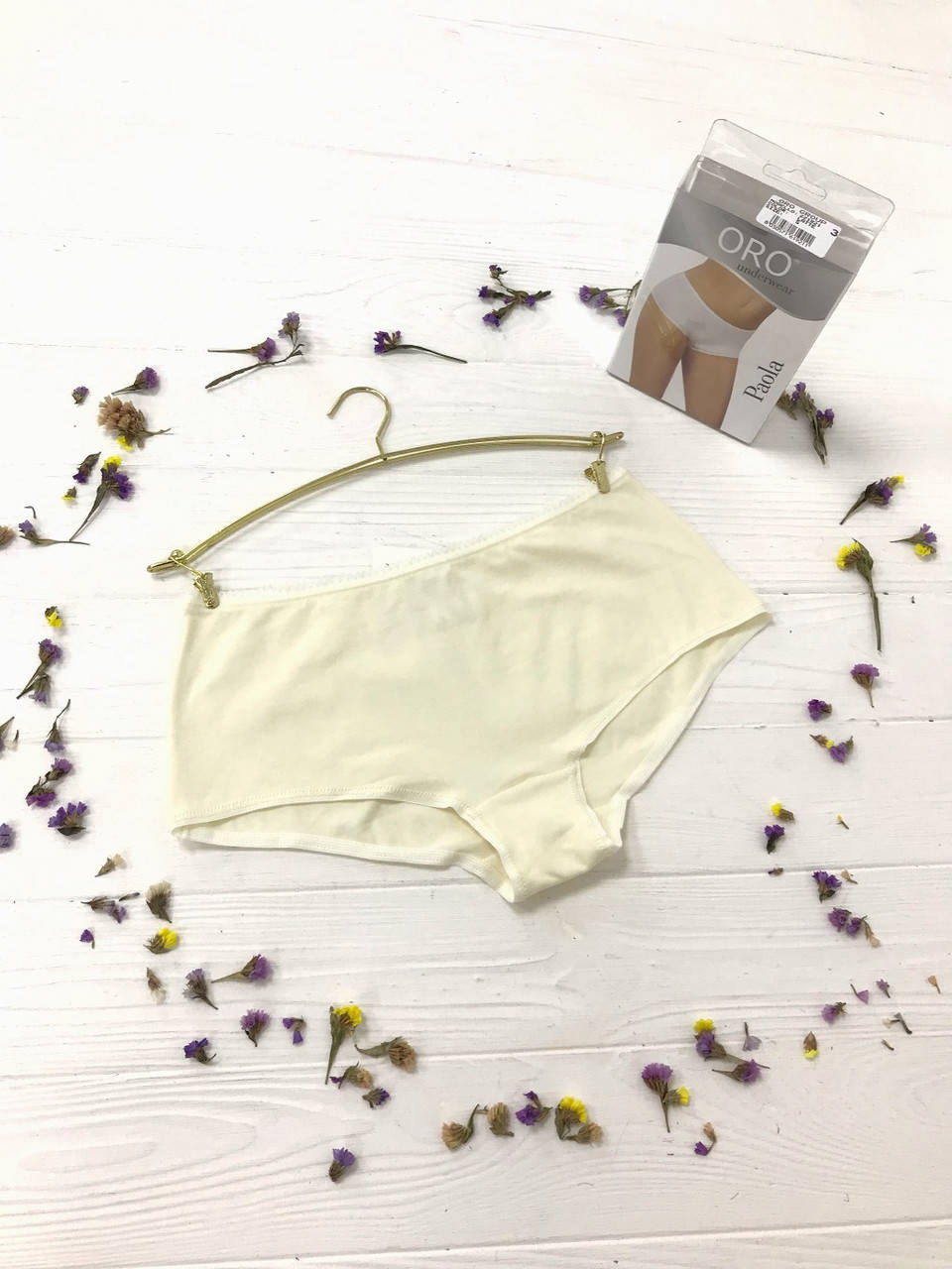 Paola трусики женские молочные Oro (M), Молочный 
Paola трусики женские молочные Oro (M), Молочный