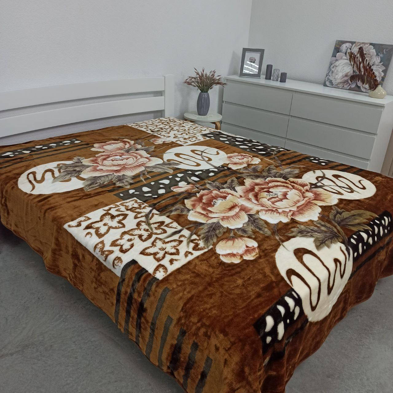 Плед акриловый Vitas  размер 160х210, Коричневый 
Плед акриловый Vitas  размер 160х210, Коричневый