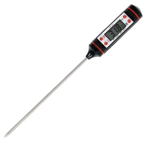 Кухонный термометр для мяса TP-101+ (-50 ... +300 ºC) C функциями Hold, C/F и Max/Min Черный
Кухонный термометр для мяса TP-101+ (-50 ... +300 ºC) C функциями Hold, C/F и Max/Min Черный
