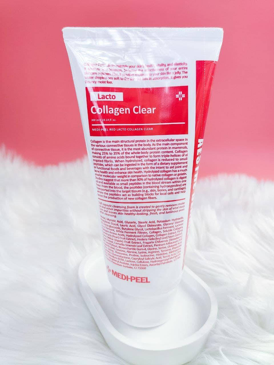 Очищающая пенка с коллагеном и лактобактериями MEDI-PEEL Aesthe Derma Lacto Collagen Clear 300 мл
Очищающая пенка с коллагеном и лактобактериями MEDI-PEEL Aesthe Derma Lacto Collagen Clear 300 мл