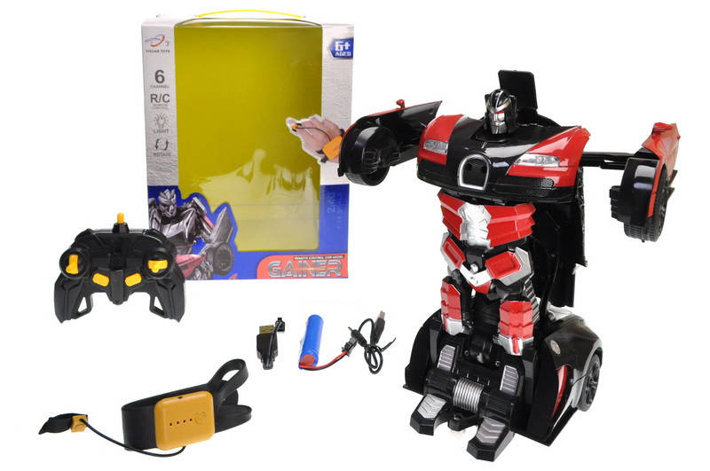 Машина трансформер управление жестами Бугатти Вейрон 689-1