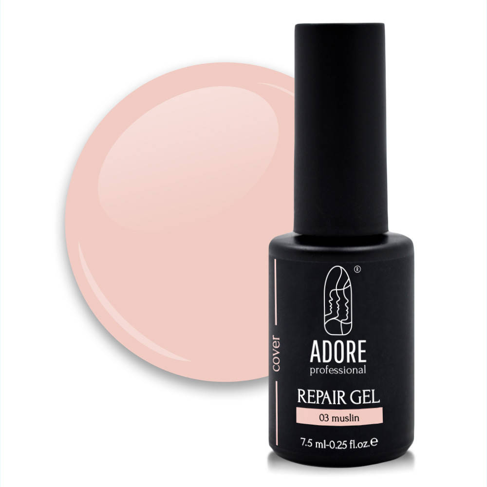 Основа для гель-лака ADORE Repair Base Gel №03 Muslin 7.5 мл (17753Gu) 
Основа для гель-лака ADORE Repair Base Gel №03 Muslin 7.5 мл (17753Gu)