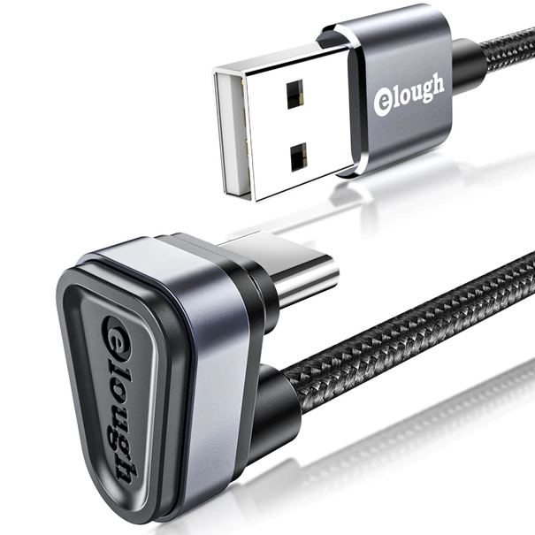 Кабель геймерский с быстрой зарядкой суперпрочный Type-C Android ELOUGH Games cable 90° |2.4A, 200см| Черный
Кабель геймерский с быстрой зарядкой суперпрочный Type-C Android ELOUGH Games cable 90° |2.4A, 200см| Черный