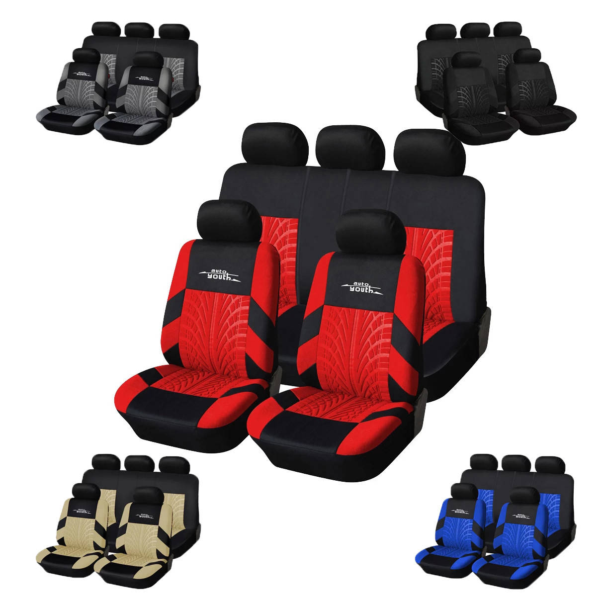 Полный комплект Чехлы на сиденья авто универсальные красного цвета материал полиэстер
Полный комплект Чехлы на сиденья авто универсальные красного цвета материал полиэстер