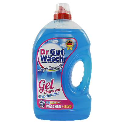 Гель для прання Др.Гутвош універсальний Dr Gut Wasch gel universal 104p 3,15L 6шт/ящ (Код : 00-00010534)
Гель для прання Др.Гутвош універсальний Dr Gut Wasch gel universal 104p 3,15L 6шт/ящ (Код : 00-00010534)