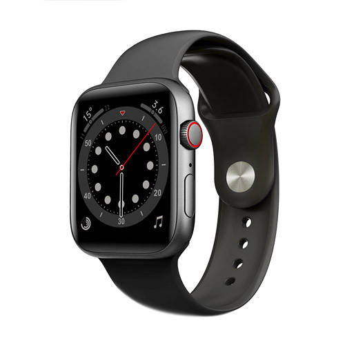 Фитнес браслет трекер Apl watch series 6 Умные спортивные смарт часы с микрофоном беспроводные 44mm Черный
Фитнес браслет трекер Apl watch series 6 Умные спортивные смарт часы с микрофоном беспроводные 44mm Черный
