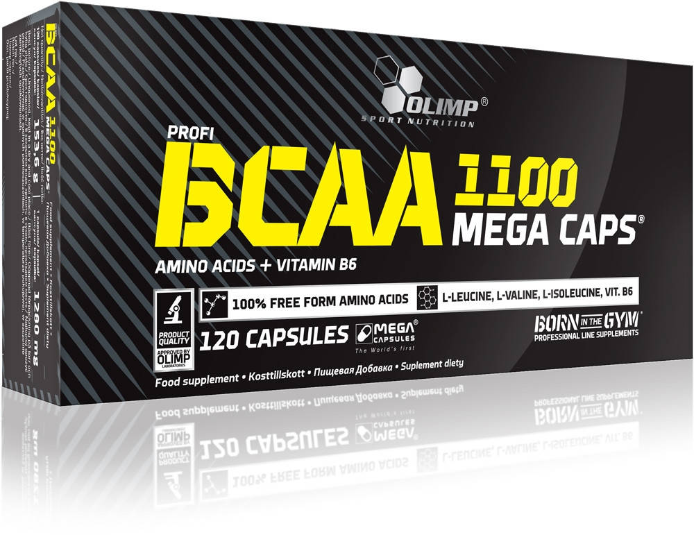 OLIMP BCAA 1100 Mega Caps 120 caps
OLIMP BCAA 1100 Mega Caps 120 caps