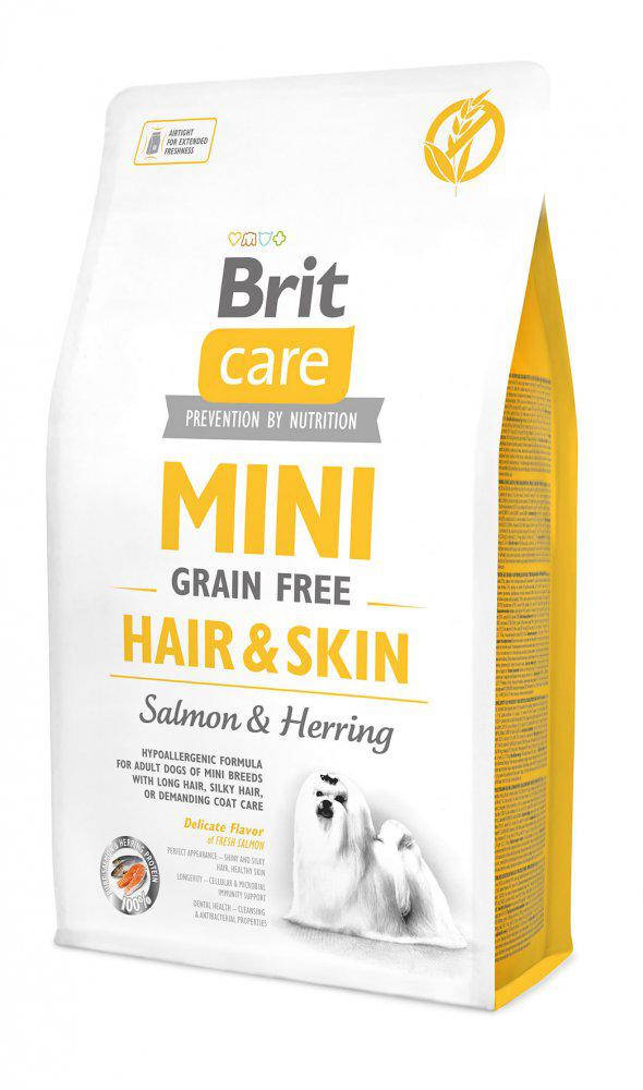 Brit Care Mini Hair & Skin 2кг - беззерновой гипоаллергенный корм для собак миниатюрных пород
Brit Care Mini Hair & Skin 2кг - беззерновой гипоаллергенный корм для собак миниатюрных пород