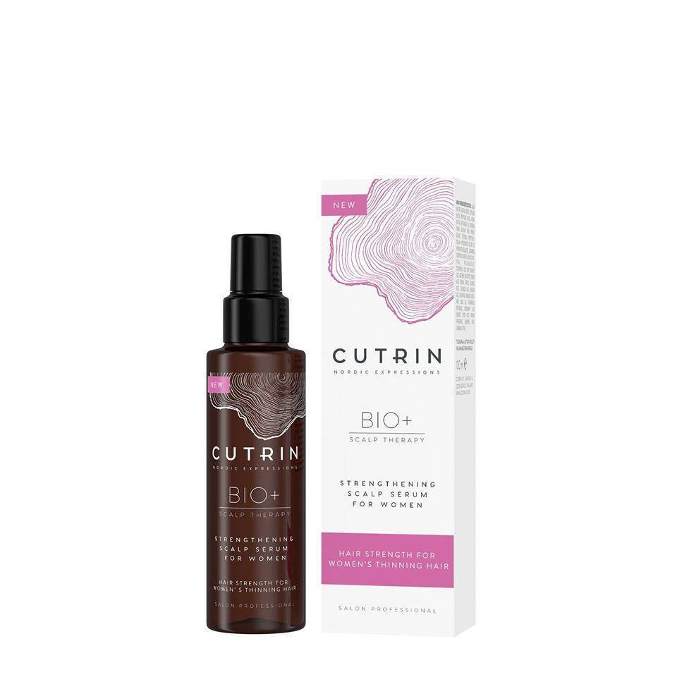 Cutrin bio+ strengthening scalp serum for women Укрепляющая сыворотка против выпадения для женщин, 100 мл
Cutrin bio+ strengthening scalp serum for women Укрепляющая сыворотка против выпадения для женщин, 100 мл