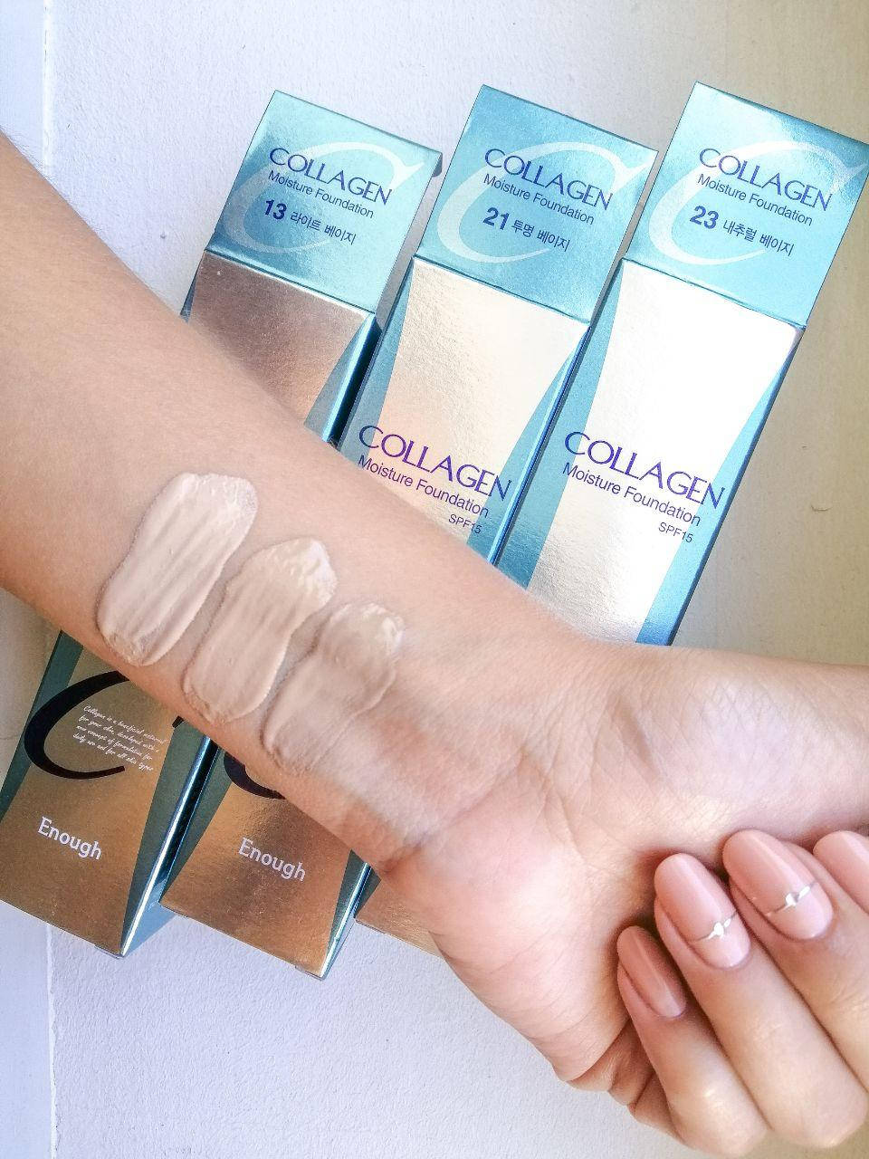 Корейский Увлажняющий Тональный Enough Collagen Moisture Foundation SPF 15 100 мл Оригинал 21
Корейский Увлажняющий Тональный Enough Collagen Moisture Foundation SPF 15 100 мл Оригинал 21