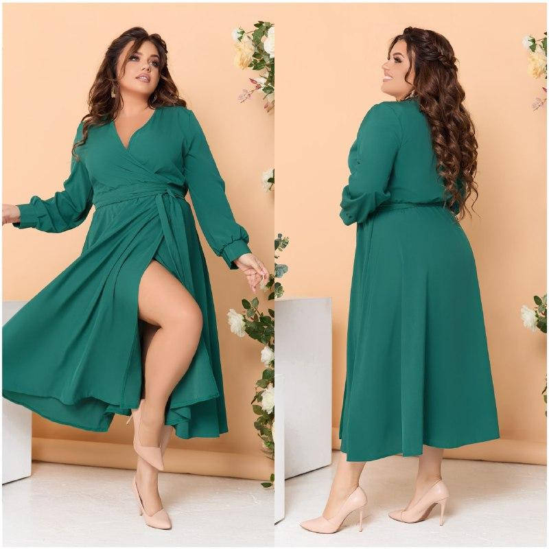 Женское вечернее платье длинной миди ткань софт цвета лиловый красный зеленый синий черный размер от 48 до 66
Женское вечернее платье длинной миди ткань софт цвета лиловый красный зеленый синий черный размер от 48 до 66