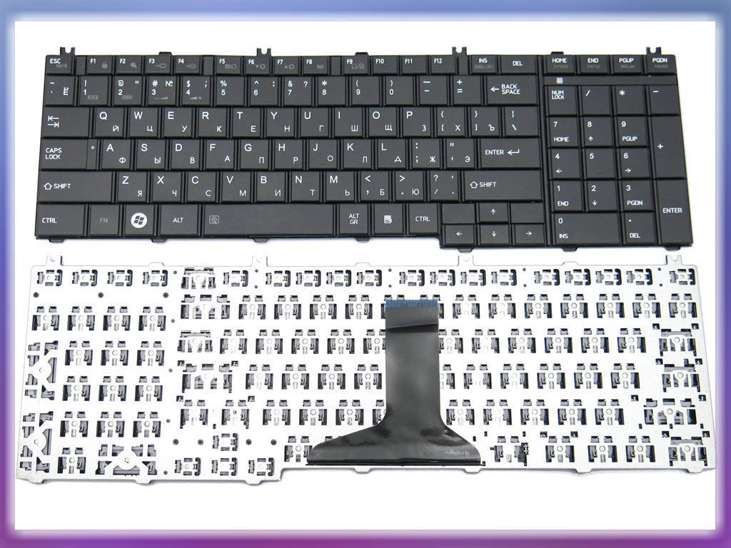 Клавиатура для Toshiba Satellite C650, C655, C660, C660D, C665, C665D, C670, L650, L655, L670, L750, L755,, Черный
Клавиатура для Toshiba Satellite C650, C655, C660, C660D, C665, C665D, C670, L650, L655, L670, L750, L755,, Черный