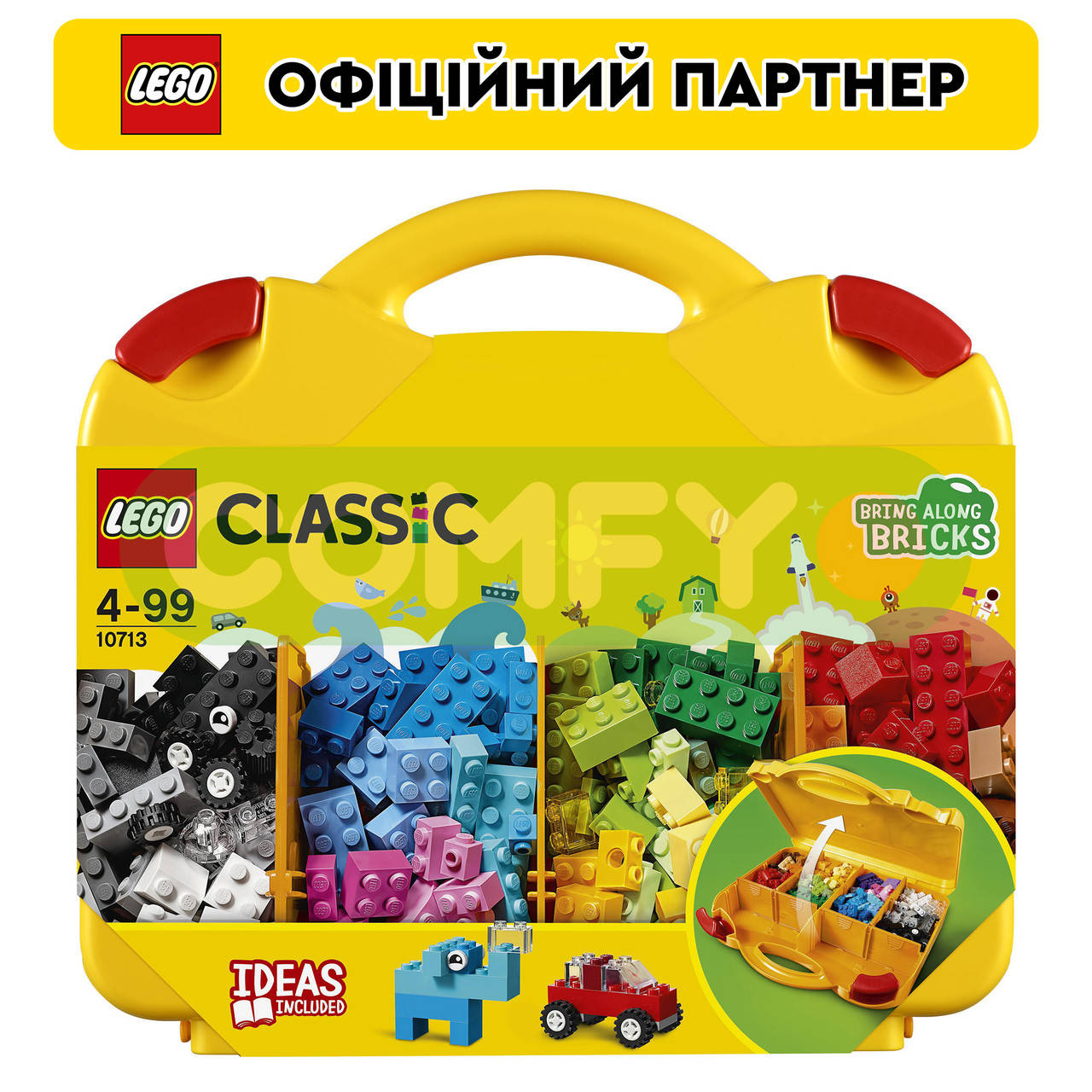 Конструктор ЛЕГО LEGO Classic Чемоданчик для творчества и конструирования (10713), Разные цвета
Конструктор ЛЕГО LEGO Classic Чемоданчик для творчества и конструирования (10713), Разные цвета