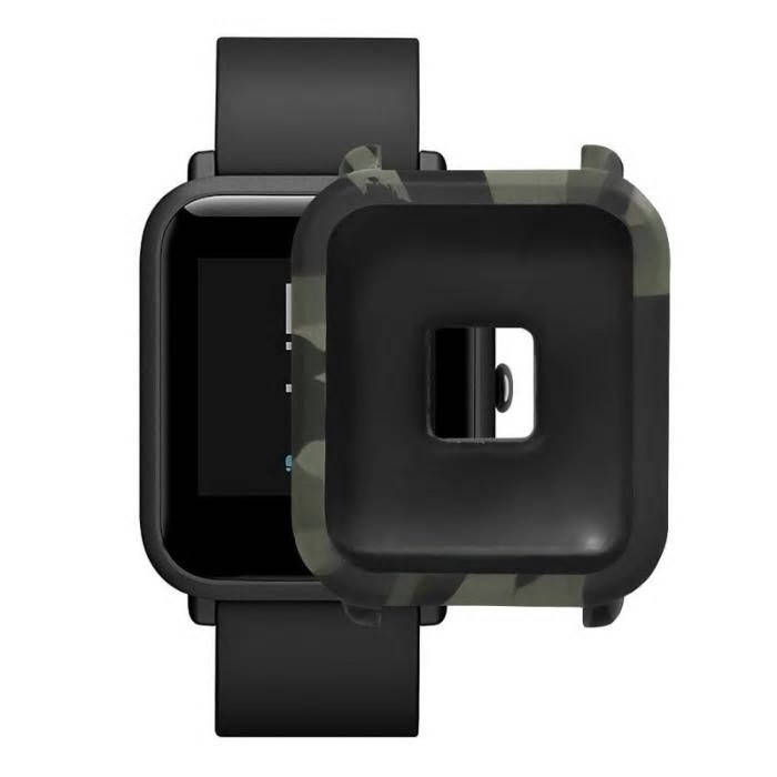 Amazfit Bip / Bip Lite / Bip S Защитный силиконовый чехол для смарт часов, green camouflage
Amazfit Bip / Bip Lite / Bip S Защитный силиконовый чехол для смарт часов, green camouflage