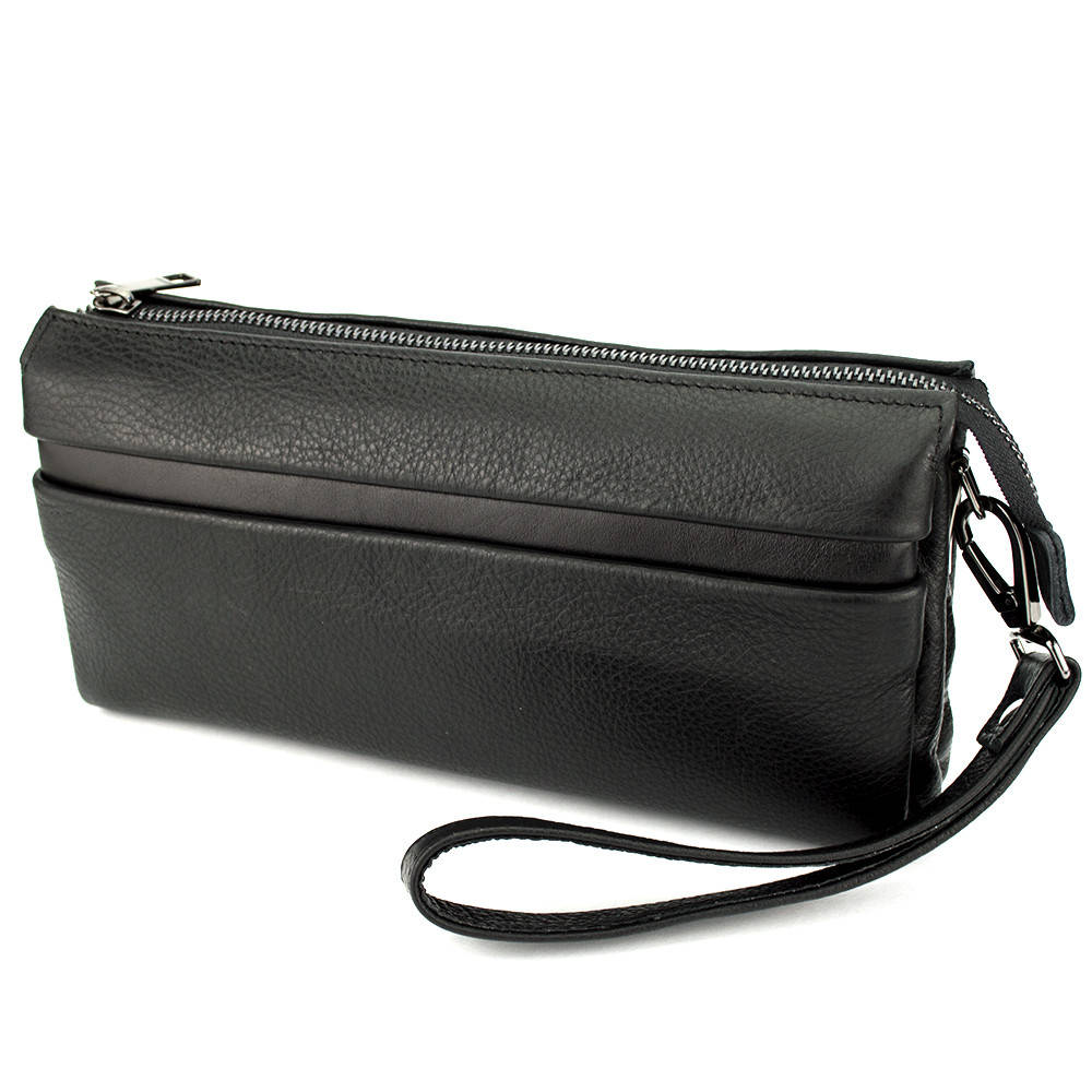 Клатч мужской из натуральной кожи черный SFIP 8028
Клатч мужской из натуральной кожи черный SFIP 8028