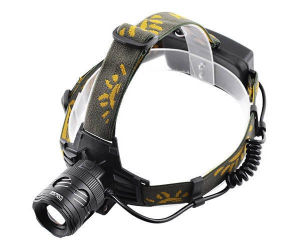 Налобный фонарик Police 6813A-2XPE 2x18650 ЗУ 220V/12V zoom, Черный 
Налобный фонарик Police 6813A-2XPE 2x18650 ЗУ 220V/12V zoom, Черный