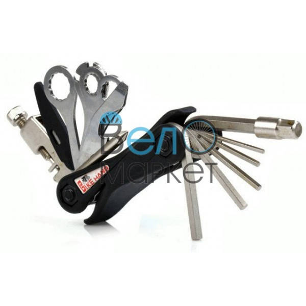 Мультитул BikeHand YC280 шестигранники 2/2,5/3/4/5/6/8мм и отвертки, накидные ключи 8/9/10/12/13/14, спицной
Мультитул BikeHand YC280 шестигранники 2/2,5/3/4/5/6/8мм и отвертки, накидные ключи 8/9/10/12/13/14, спицной