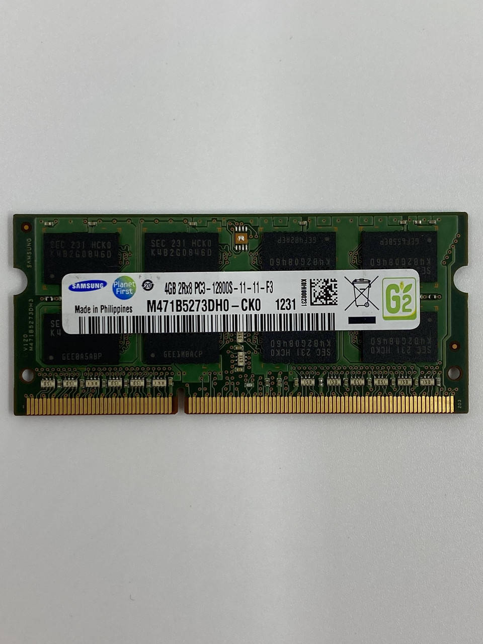 Оперативная память для ноутбука Samsung SODIMM DDR3 4Gb 1600MHz 12800S CL11 (M471B5273DH0-CK0) Б/У
Оперативная память для ноутбука Samsung SODIMM DDR3 4Gb 1600MHz 12800S CL11 (M471B5273DH0-CK0) Б/У