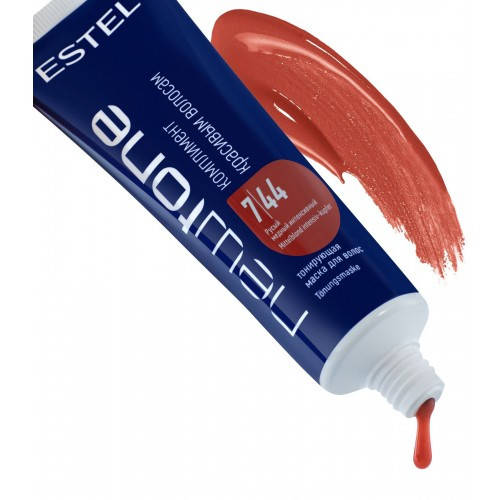 Маска для волос Estel NewTone №7/44 тонирующая 60мл 
Маска для волос Estel NewTone №7/44 тонирующая 60мл