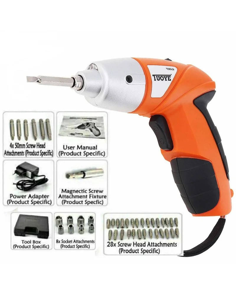 Аккумуляторный шуруповёрт мини TUOYE Cordless Screwdriver мощный и компактный с набором насадок KT
Аккумуляторный шуруповёрт мини TUOYE Cordless Screwdriver мощный и компактный с набором насадок KT