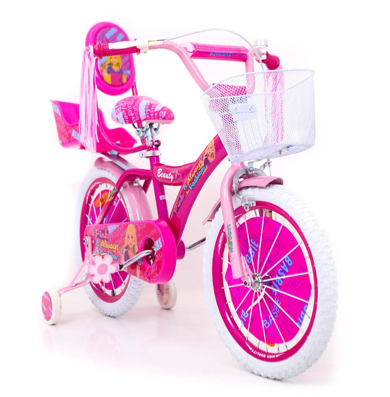 Детский велосипед Rueda BARBIE 18 дюймов БАРБИ с корзинкой и боковыми колесами от 6 лет Розовый
Детский велосипед Rueda BARBIE 18 дюймов БАРБИ с корзинкой и боковыми колесами от 6 лет Розовый