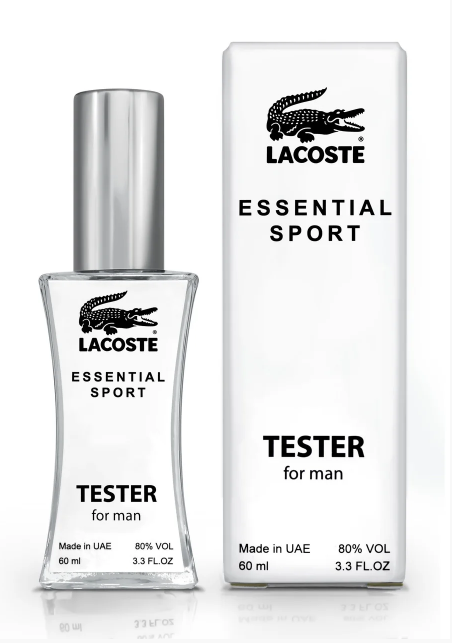 Тестер мужской Lacoste Essential sport, 60 мл. ( Мужской парфюм Лакоста Спорт )/ Парфюмированная вода
Тестер мужской Lacoste Essential sport, 60 мл. ( Мужской парфюм Лакоста Спорт )/ Парфюмированная вода