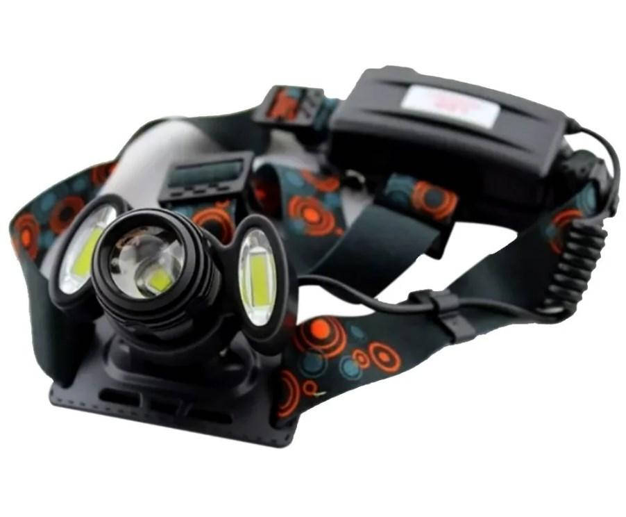 Фонарик на голову с аккумулятором Bailong Police BL 862 T6+COB, черный 
Фонарик на голову с аккумулятором Bailong Police BL 862 T6+COB, черный