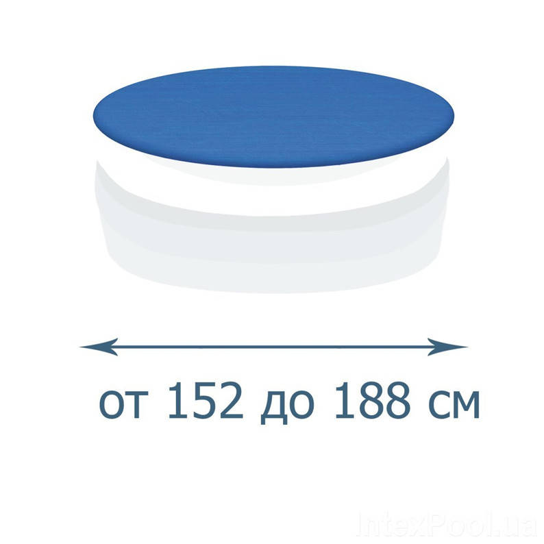Тент - чехол для детских бассейнов IntexPool 33003, Подходит к бассейнам 152, 168, 183, 188см
Тент - чехол для детских бассейнов IntexPool 33003, Подходит к бассейнам 152, 168, 183, 188см