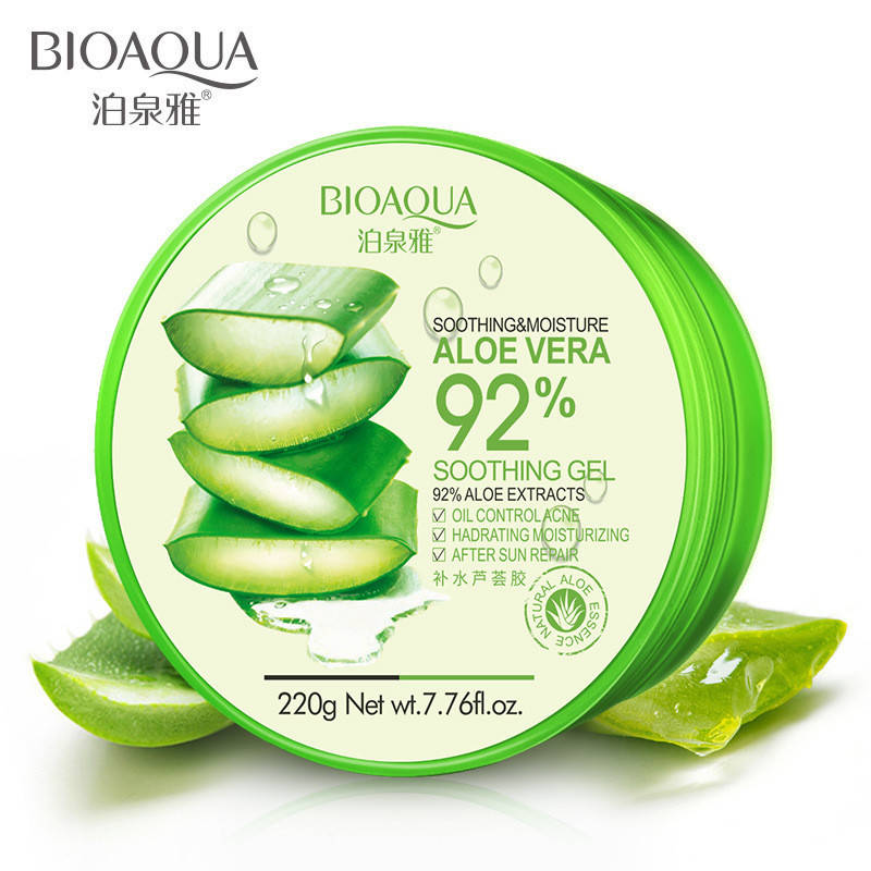Гель для лица и тела с алоэ вера успокаивающий и увлажняющий Bioaqua Aloe Vera 92% Soothing Gel, 220г
Гель для лица и тела с алоэ вера успокаивающий и увлажняющий Bioaqua Aloe Vera 92% Soothing Gel, 220г
