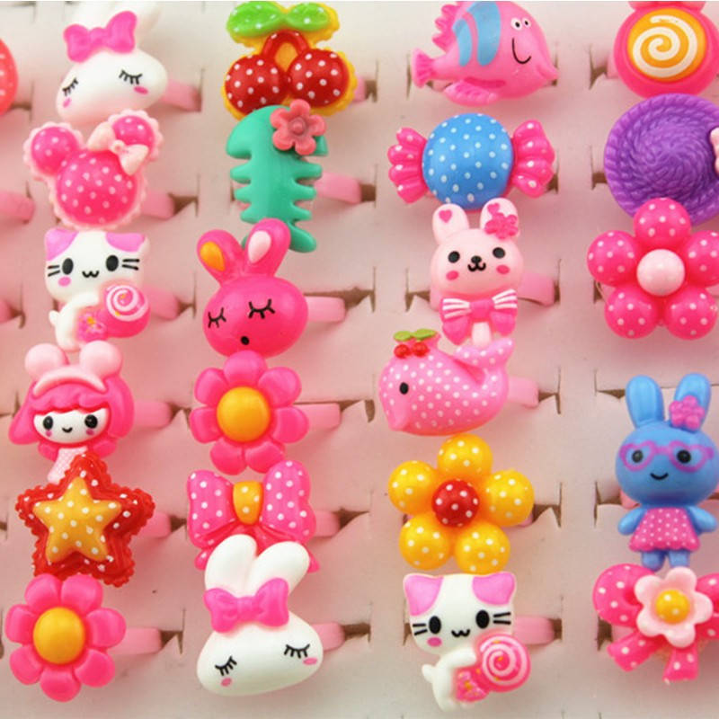 Колечки детские (5шт упаковка) mix 
Колечки детские (5шт упаковка) mix