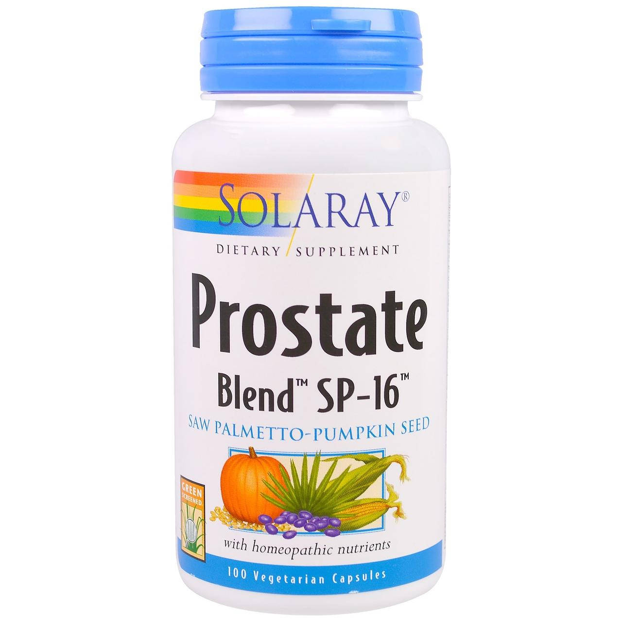 Solaray, Prostate Blend SP-16, 100 шт. с растительной оболочкой, официальный сайт, SOR-02160
Solaray, Prostate Blend SP-16, 100 шт. с растительной оболочкой, официальный сайт, SOR-02160