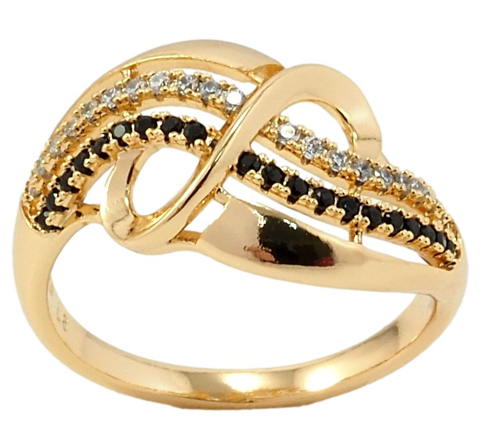 Кольцо Xuping Позолота 18K "Орнамент с дорожками черно-белого циркония" р.16,17,17.5,18,18.5,19.5,20
Кольцо Xuping Позолота 18K "Орнамент с дорожками черно-белого циркония" р.16,17,17.5,18,18.5,19.5,20