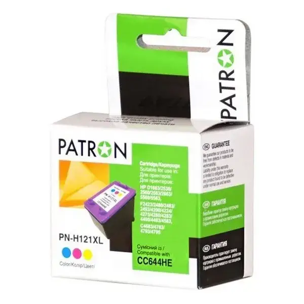 Картридж Patron PN-H121XL CC641HE (CI-HP-CC641HE-B-PN) 
Картридж Patron PN-H121XL CC641HE (CI-HP-CC641HE-B-PN)