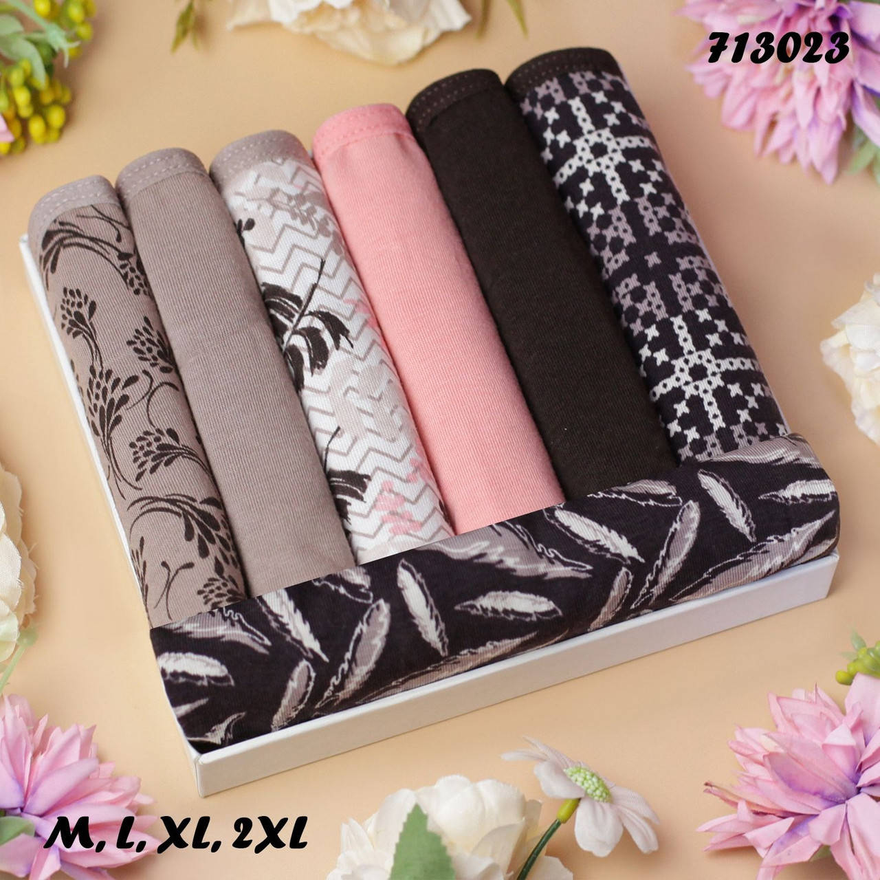 Трусы женские Nicoletta Турция недельки M, L 7 шт., Разные цвета
Трусы женские Nicoletta Турция недельки M, L 7 шт., Разные цвета