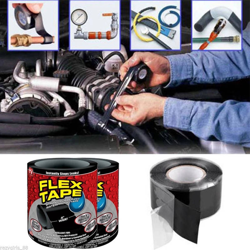 Сверхсильная клейкая лента Flex Tape (Флекс Тайп), супер скотч, скотч флекс, прочный скотч, прочная изолента, Черный
Сверхсильная клейкая лента Flex Tape (Флекс Тайп), супер скотч, скотч флекс, прочный скотч, прочная изолента, Черный
