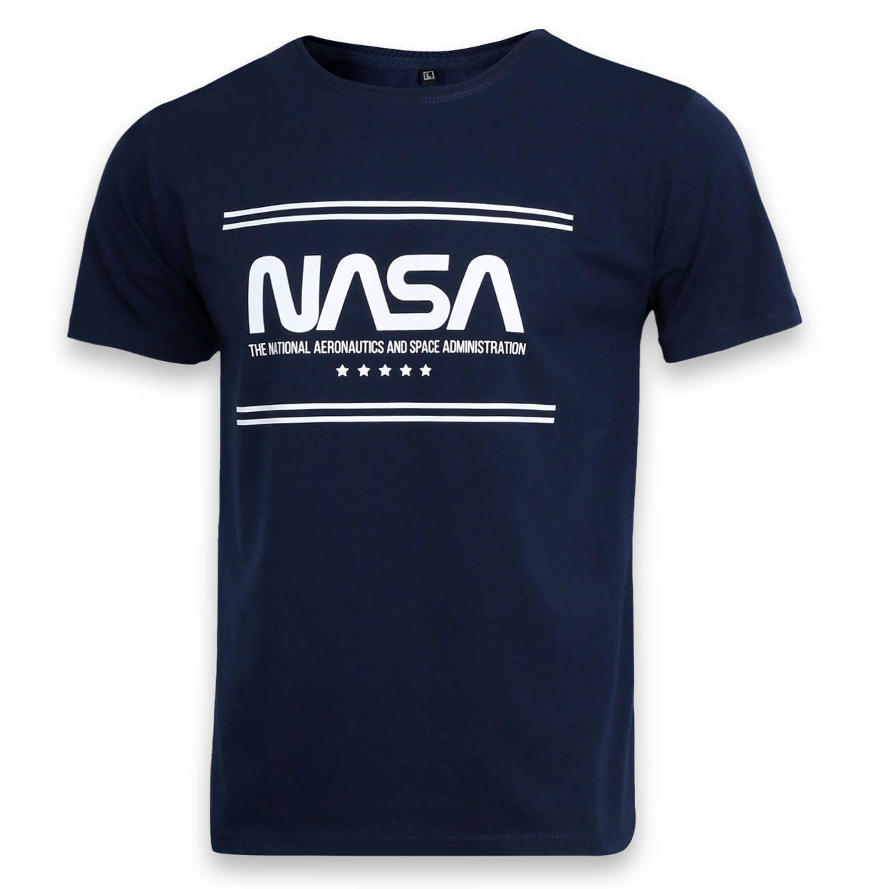 Футболка мужская т синяя с принтом NASA Ф-10 DBLU M(Р) 19-626-020 
Футболка мужская т синяя с принтом NASA Ф-10 DBLU M(Р) 19-626-020