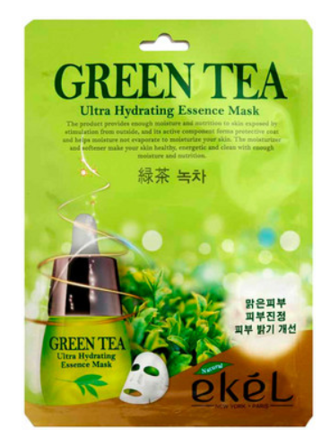 Тканевая маска противовоспалительная и себорегулирующая Ekel Green Tea Ultra Hydrating Essence Mask, Экель
Тканевая маска противовоспалительная и себорегулирующая Ekel Green Tea Ultra Hydrating Essence Mask, Экель