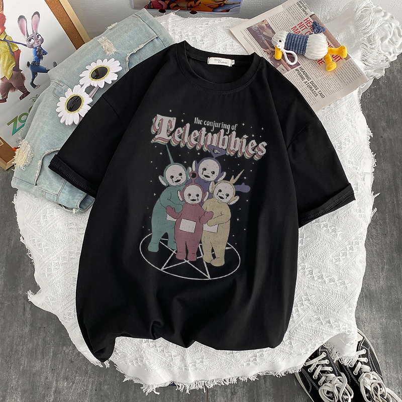 Черная футболка Teletubbies футболки Телепузики унисекс (мужская, женская, детская)
Черная футболка Teletubbies футболки Телепузики унисекс (мужская, женская, детская)