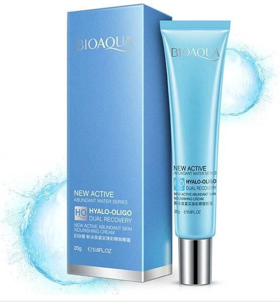 Питательный крем для кожи вокруг глаз Bioaqua New Active AbundantWater Series Hualo-Oligo Dual Resovery 20g
Питательный крем для кожи вокруг глаз Bioaqua New Active AbundantWater Series Hualo-Oligo Dual Resovery 20g
