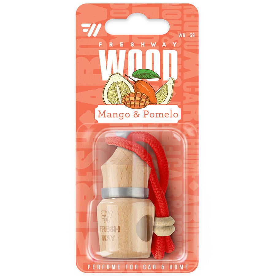Ароматизатор пробковый на зеркало FreshWay Wood Blister Mango and Pomelo (Манго и Помело) 5ml
Ароматизатор пробковый на зеркало FreshWay Wood Blister Mango and Pomelo (Манго и Помело) 5ml