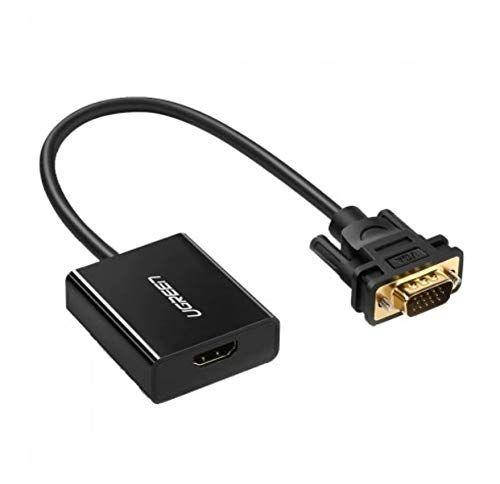Конвертер переходник UGREEN VGA to HDMI с аудиоразъемом 3.5 мм Black (CM269), Черный
Конвертер переходник UGREEN VGA to HDMI с аудиоразъемом 3.5 мм Black (CM269), Черный