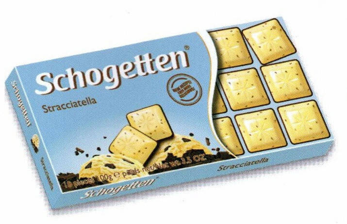 Шоколад Schogetten 100гр. Германия stracciatella