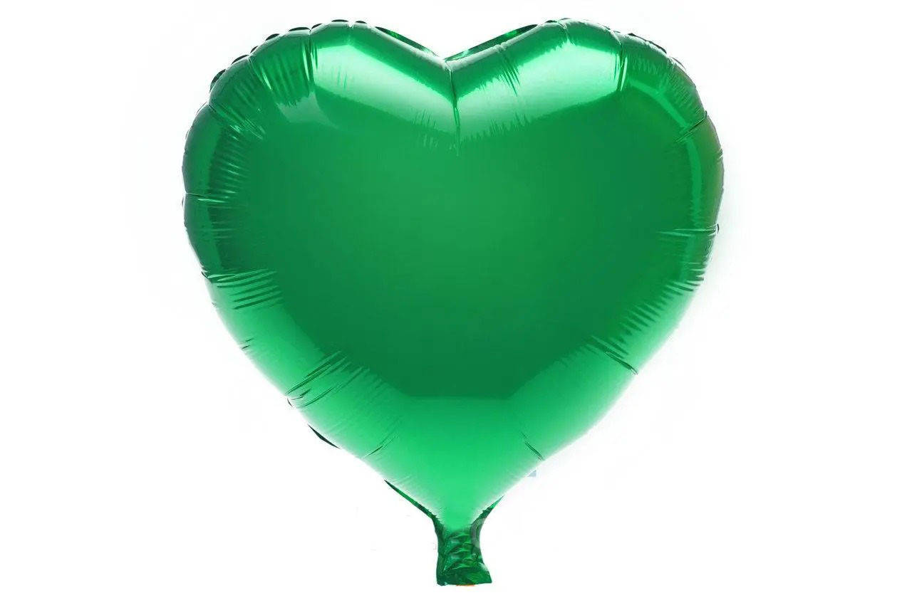 Шар фольгированный сердце 45см (18") | Зеленый, Зелёный
Шар фольгированный сердце 45см (18") | Зеленый, Зелёный