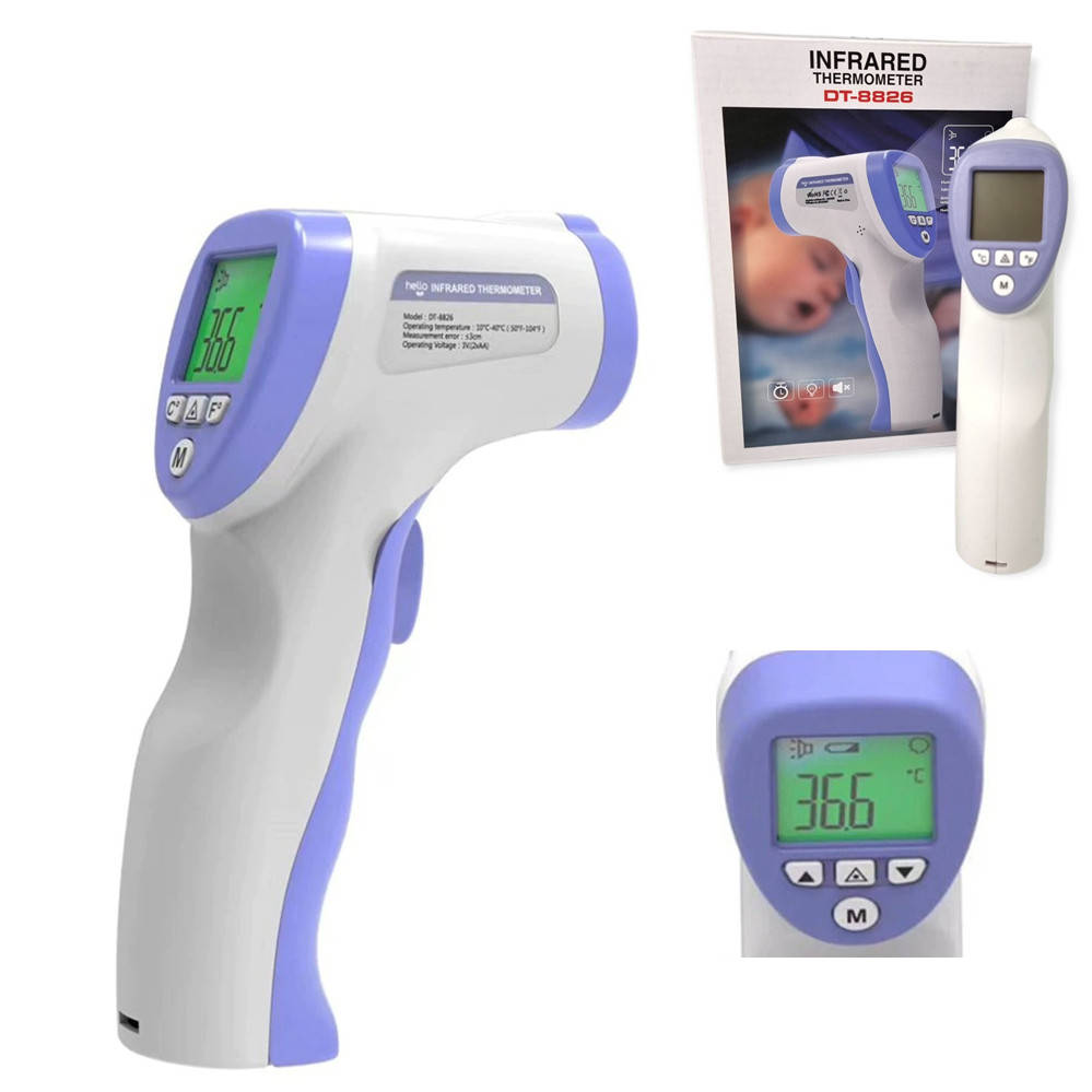 Бесконтактный детский инфракрасный термометр Non-contact Цифровой электронный медицинский градусник пистолет 
Бесконтактный детский инфракрасный термометр Non-contact Цифровой электронный медицинский градусник пистолет